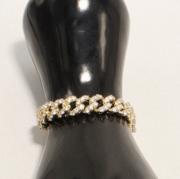 Cuban Link Diamond Bracelet 7